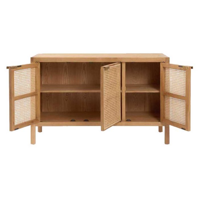 CABI-0001-04 Sungkai Wood Rattan Cabinet CABI-0001 - Image 4